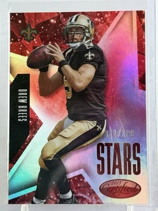 DREW BREES 2015 ZERTIFIZIERT STERNE SPIEGEL ROT REFRAKTOR #11/199 SAINTS HOF - Bild 1 von 4
