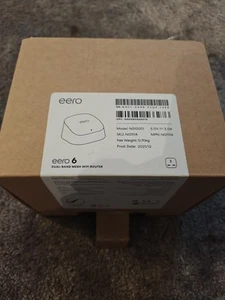 eero 6 Mesh Dual-Band Wi-Fi 6 Router - White - Bild 1 von 3