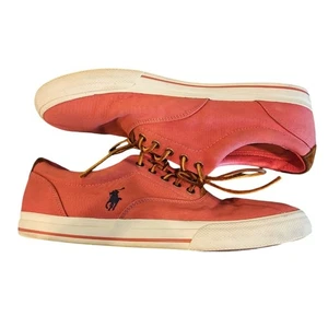 Polo Ralph Lauren Herren-Schnürschuhe aus Sackleinen und Wildleder Größe 13D - Bild 1 von 4