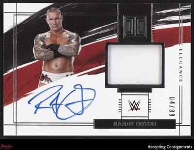 2022 Panini Impeccable WWE Elegance Memorabilia Autographs Randy Orton AUTO 4/99 - Image 1 of 2