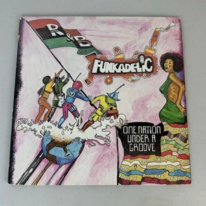 Funkadelic ONE NATION UNDER A GROOVE Vinyl LP Record 1978 Bifold Not Tested - Picture 1 of 7