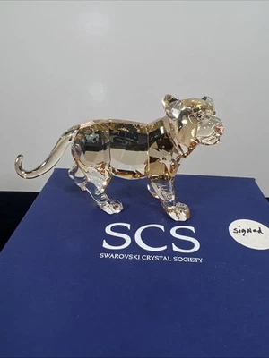 Figura Swarovski 1016677 Cristal SCS Tiger Cub 9 cm. Con caja firmada Foto 1 de 4