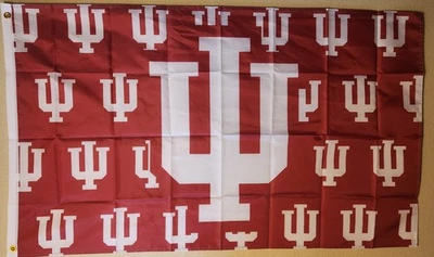 Indiana Hoosiers NCAA Football Flag College 3x5 Ft W/ Grommets  - Image 1 of 3
