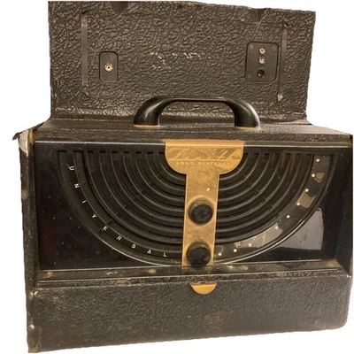 Radio Estuche de Transporte Tubo Catalin Larga Distancia Zenith De Colección Foto 1 de 4