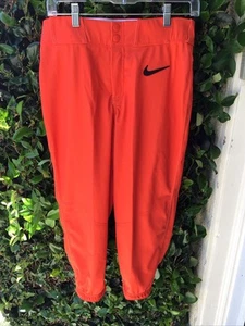 Nike Dri-Fit Men’s Baseball Pants Oregon State Beavers Orange MEDIUM New UM-AA - Picture 1 of 5