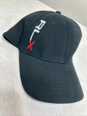 RLX Ralph Lauren 男式运动运动黑色修身帽子男式 L XL 码 — 第 1/4 张图片