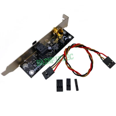 24Bit 192KHz Optical Fiber Coaxial Daughter Card SPDIF OUT Computer Motherboard - Image 1 of 4