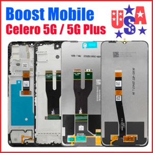 For Boost Mobile Celero 5G 5G+ 5G Plus LCD Touch Screen Digitizer± Frame - Picture 1 of 9