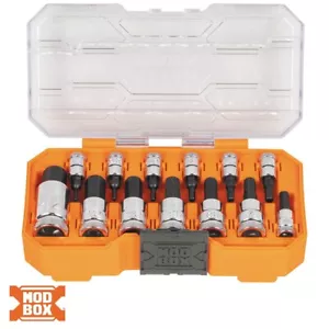 Klein Tools 65213HEXM Knurled Hex Bit Socket Set, Metric, 13-Piece - Picture 1 of 6