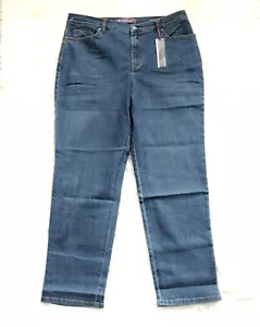 NEU GLORIA VANDERBILT AMANDA DAMEN SCHLANK MACHEN SCULPT STRETCH JEANS GRÖSSE 16 KURZ - Bild 1 von 12