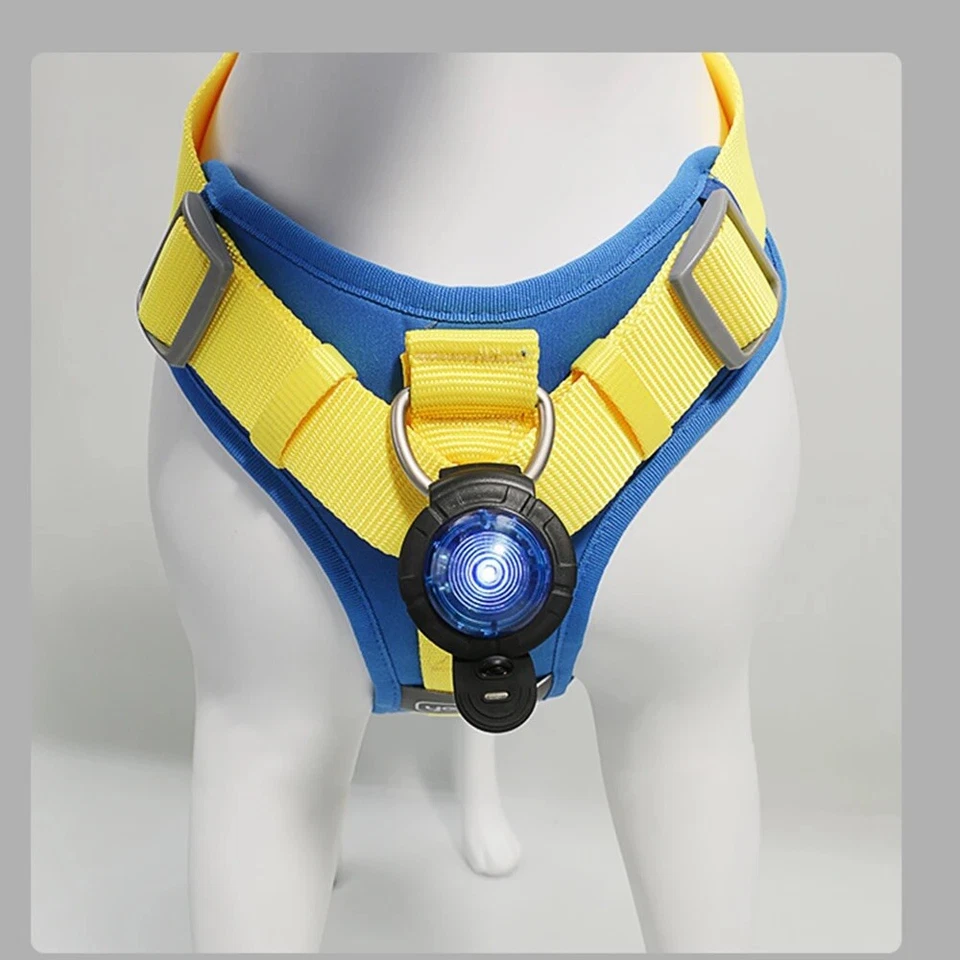 Arnés ajustable de lujo OEM sin tirar para perros al aire libre fácil control arnés para mascotas correa Foto 1 de 4