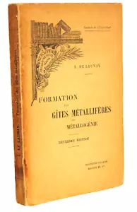 Géologie. L. Von Launay. Addestramento Des in Campagna Monti Metalliferi O Métallogénie - Foto 1 di 4