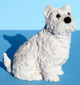 West Highland White Terrier Westie 4.5" Dog Resin Figurine Statue Made in Italy - Picture 1 of 14