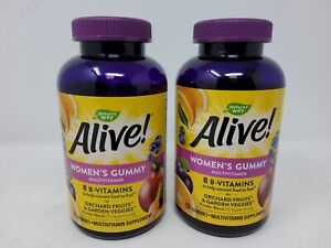2x Nature's Way Alive! Women's Gummy Multivitamin and 130 Count Exp 04/24