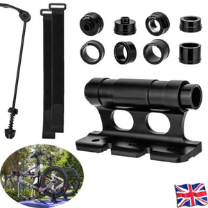 MTB Bike Car Roof Mount Rack Fork Mount Block Quick Release Thru Axle Carrier UK - Picture 1 of 13
