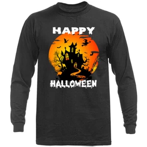Halloween Kostüm Gruselige Hexen Kürbis Geist Grafik Langarm - Bild 1 von 2