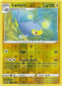 Carta Pokemon TCG - Lanturn Reverse Holo 69/202 | Spada e Scudo | NM/MINT! - Foto 1 di 2