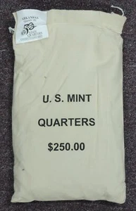 2003 D Arkansas Unopened Sealed $250 US Mint Sewn Bag State Quarters Denver - Picture 1 of 1