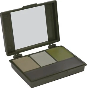 OCP Camo Colors Face Paint Case & Mirror - Brown, Loam, Olive & Tan - Picture 1 of 2