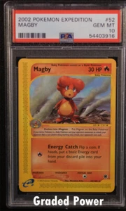 Expedition Magby PSA 10 (3916) 52/165 Pokemon - Picture 1 of 1
