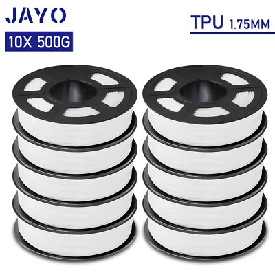 JAYO 10Rollos 1.1KG PLA Clásico PLA+ SEDA MATE PETG ABS 1KG 1.75mm Filamento 3D Foto 1 de 4