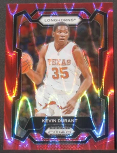 Kevin Durant 2024 Panini Prizm Draft rojo onda sísmica paralelo #42 (81/225) UT - Imagen 1 de 2