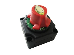 356-01211-30C Fits Marine Boat Mini Master Battery Switch with Knob 4P 12V - Picture 1 of 8