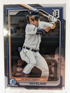 2024 Bowman Chrome Baseball #BCP-195 Max Clark Detroit Tigers  - Picture 1 of 2