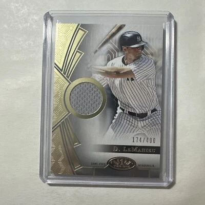 2023 Topps Tier One DJ LeMahieu Game Used Jersey #174/400 Yankees - Image 1 of 2