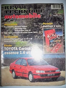 TOYOTA Carina E - Revue Technique Automobile (RENAULT Safrane MERCEDES 190) - Picture 1 of 1