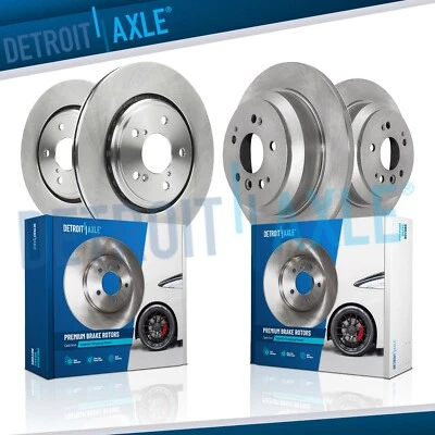 320mm Front and 329mm Rear Disc Brake Rotors for Honda Pilot Ridgeline Passport - Image 1 of 4