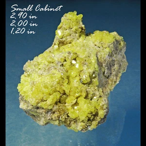 SULFUR BOLIVIA MINERALS SPECIMENS CRYSTALS GEMS-MIN - Picture 1 of 3