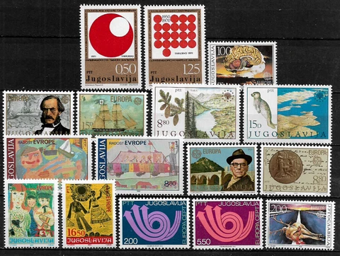 [DL-027] Dollar Lot - Yugoslavia Mint Never Hinged Stamps Cover