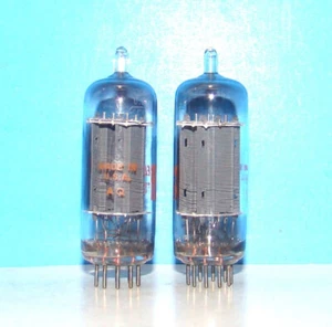 6FQ7 6CG7 RCA 1965 Radio Audio Verstärker klar Top Vakuumröhren 2 Ventile getestet - Bild 1 von 3