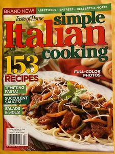 ITALIAN taste of home SIMPLE COOKING 153 recipes TEMPTING PASTA succulent sauces - Picture 1 of 22