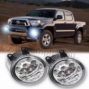 Pair LED Fog Lights Lamp Left & Right Side For 2012-2014 Toyota Tacoma - Foto 1 di 11