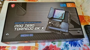 MSI MAG Z690 Torpedo EK X CPU Block Wasserkühlung Wakü - DDR 5 Sockel 1700 - Photo 1/16