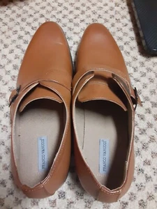 Franco Vanucci Mens Tan Leather S414 Size 12 - Picture 1 of 6