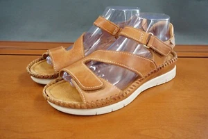 Zapato sandalia Pikolinos Altea para mujer 39/8,5 cuero marrón gancho y bucle con tira trasera - Imagen 1 de 11