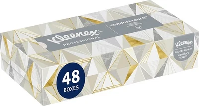 Kleenex Tejido Facial Profesional, A Granel 125 Unidades (Pack de 48), Blanco  Foto 1 de 4
