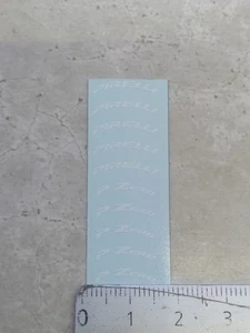 1/18 Décalcomanie pour pneus Pirelli P-Zero blanc Decal Set - Picture 1 of 1