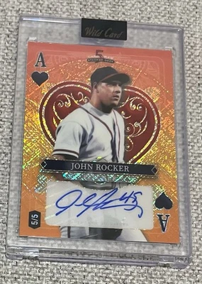 2024 Wild Card John Rocker Auto 5/5 - Image 1 of 2