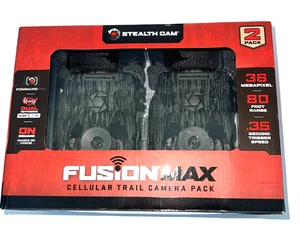 Stealth Cam Fusion MAX 2.0 36MP Cell Wireless Brown Trail Cam 2 Pack-NEWOPENBOX - Picture 1 of 2