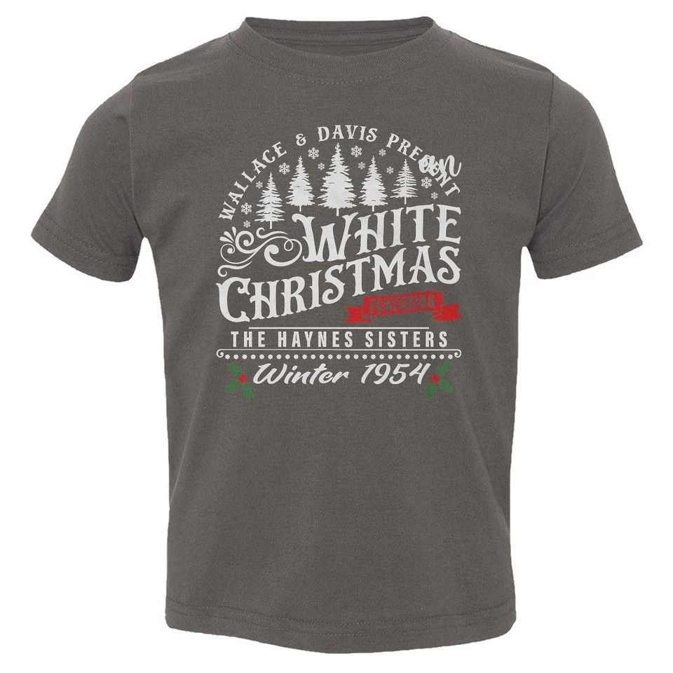 Camiseta retro vintage blanca homenaje a Navidad - vacaciones de Navidad para niños pequeños Foto 1 de 1