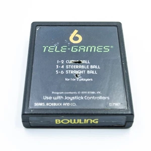 Bowling | Atari 2600 | Cartridge Only | Sears Tele-Games | Tested & Working - Picture 1 of 3