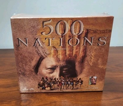 500 NATIONS   New Sealed 8 VHS Boxed Set  JACK LEUSTIG FILM  Kevin Costner  1994 - Image 1 of 4
