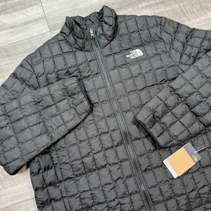 The North Face Mens TNF Thermal Thermoball Puffer Jacket Black Size XXL NEW $230 - Picture 1 of 9