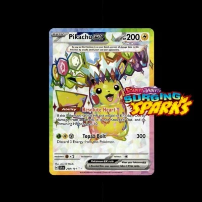Pokemon Surging Sparks: Choose Your Card! Holos/EX/Full Arts! NM - Image 1 of 2