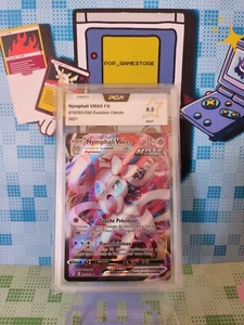 CARTE POKÉMON : Nymphali VMAX FA 095/203 - PCA 9.5 - EVOLUTION CELESTE - Picture 1 of 1