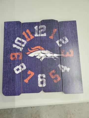 NFL Denver Broncos clock Cover